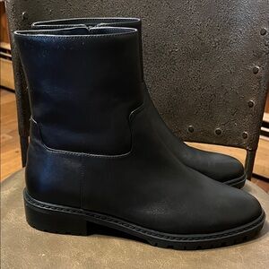 Classic Black Leather Women’s Boots